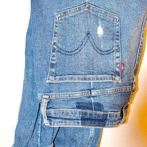 Levi's Altered 721 High-Rise Skinny, Distressed